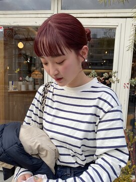 チカシツ(Chikashitsu) cherry red /momoka