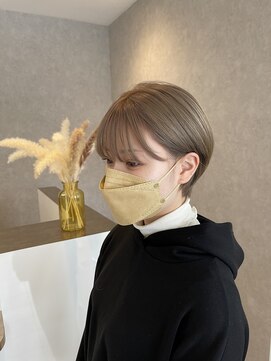 ヴォイスヘアーデザインウル(Voice hair design ulu) ショートボブ/ショートヘア/ハンサムショート/丸みショート