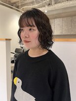 カフ(CAF)&nbsp;CAF FUKO イメチェン/くるくるボブパーマ/大阪/心斎橋