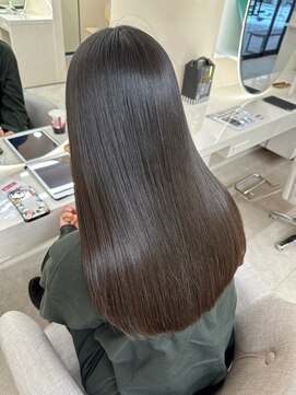 ドロシー 郡山桑野店(Dorothy) イメチェンハッシュカットフルバング似合わせレッドブラウン