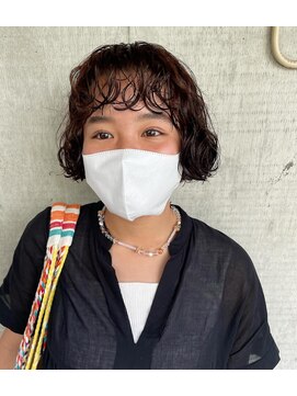 ナループロアオハナ(Nalu pu loa ohana) パーマ/ボブパーマ/オン眉ボブ/くるくるパーマ/表参道/原宿/ボブ