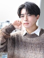 クロト 熊本(KUROT) 韓流ナチュラルセンターパート刈り上げ