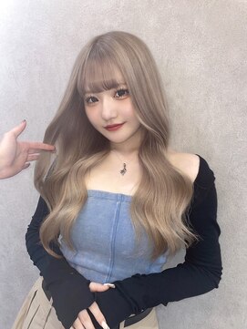 ロンド レア 天神大名店(Lond Le’a) ミルクティーが可愛いロングへア1