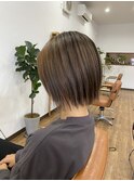 切りっぱなしボブ