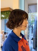 ゆるめショートパーマ
