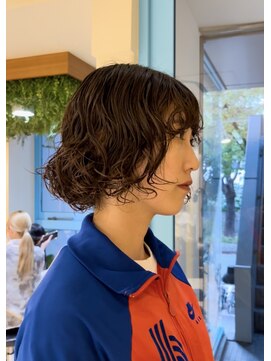 シアン 栄店(CYAN.) ゆるめショートパーマ