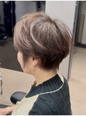 40代50代60代白髪マッシュショートボブ大人美人くびれ髪質改善
