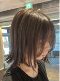 【上條実織】ツヤっと外はねボブ