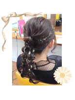 ひつじアール(R)&nbsp;ツイン編み込み