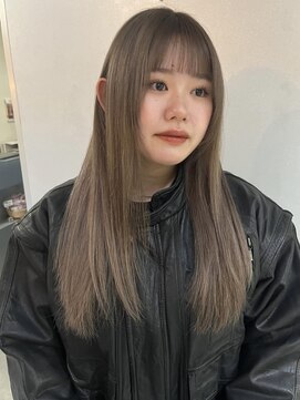 ナループロア ルームー(Nalu pu loa ROOMOO) レイヤーカット/ブラウンカラー/透明感カラー