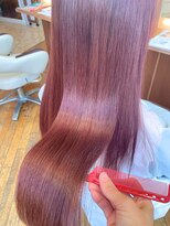 イーストハムヘッドショップ(EAST HAM head shop) 髪質改善カラー/チェリーレッド/ストレート