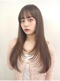 レイヤーカットミディアムレイヤー顔周りレイヤーロングレイヤー
