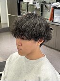 波巻きシャドウパーマ[錦糸町/理容室/メンズ/パーマ/ツイスパ］