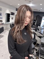 キング 高槻(K!ng)&nbsp;縮毛矯正髪質改善ハイライトレイヤーカット枚方美容室エクステ