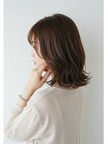 アントワープトーキョー(antwerp TOKYO)&nbsp;大人可愛いミディアムレイヤー30代40代50代サイドバングあり