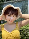 夏のバケハが似合うゆるふわショート★秋山