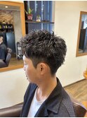 スパイキーピンパーマ