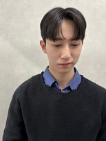 ロウ 札幌(ROW)&nbsp;韓国メンズカットダウンパーマ/コンマバングセンターパート