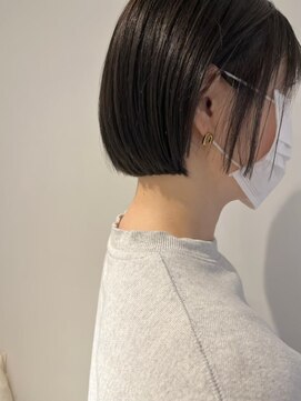 カノイ 銀座中央通り(KANOI) モテ髪大人かわいいボブイエベカラー