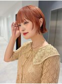 熊本　レイヤーボブ　くびれ巻きアレンジ　韓国風　Arisa.