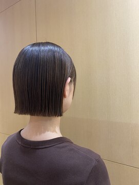 オーガニックマインド 坂戸 鶴ヶ島(organic+mind) 秋色暗めカラー◎似合わせボブ×小顔カット20代30代