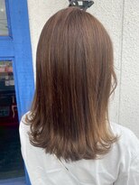 セットアップ 倉敷美和店(SET-UP) 美髪レイヤーカット/ストカール/外はねロブ/フレンチセピア/小顔