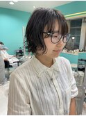 パーマ/大人ショート/ウェブヘアー/ウルフボブ