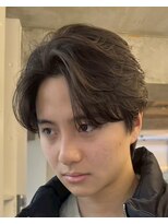 フィフス 渋谷(fifth)&nbsp;渋谷フェザーパーマシャドウパーマ波巻きパーマメンズミディアム