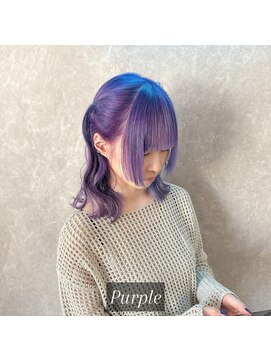 ミディアム/パープル/圧倒的ダメージ軽減ケアブリーチ