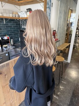 ベージュカラー/ミルクティーベージュ/ブリーチカラー/清澄白河