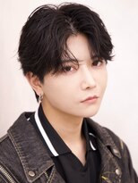 ルーシー 渋谷(LUCEY) センターパートフェザーパーマシャドウパーマメンズパーマ