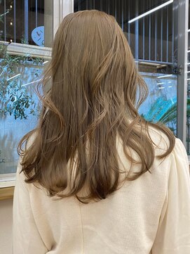 パークレーン アイス イヴェン(park lane ICI yeven) ブリーチなしミディアムセミロングレイヤーベージュグレージュ