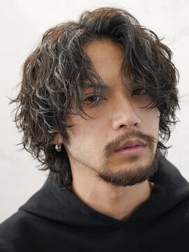 フィフスパーク(fifth PARK) 渋谷波巻きパーマ束感ツイストスパイラル無造作メンズパーマ色気