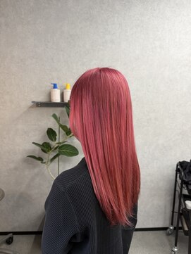 ニコ サガ(NIKO Saga) 佐賀市美容室/ピンクカラー/ボルドカラー/韓国ヘア/ブラウン