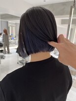 レイズ 国分寺店(RAYS)&nbsp;ボブ・インナーカラー・ネイビー・グレージュ[国分寺]