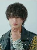ニュアンスパーマ/センターパート/波巻きツイストスパイラル渋谷