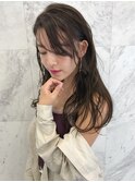 重くない暗髪！束感☆ゆる巻きロング