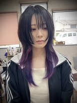 ヘアショップ ホップエム(HAIR SHOP HOP M)&nbsp;岡山/ウルフ/ウルフカット/インナーカラー