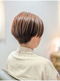 ハンサムショート　刈り上げ女子