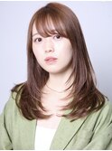 抜け感たっぷり☆顔まわりシャギー×レイヤースタイル