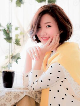 ラ ブレス あべのキューズ(LaBless) エアリー感のある王道ワンカールボブ