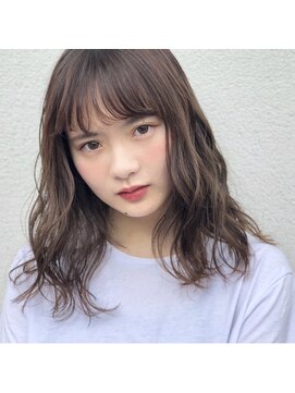 リジェールビューティガーデン(REJOUIR BEAUTY GARDEN) グレージュ×ゆるふわウェーブミディ