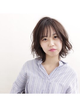 クラップス 横須賀中央店(CLAPS) うるつやエアリーボブ【透け感ベージュ】/ボブウルフ