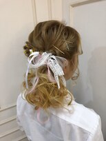 クロップ エス 湘南辻堂(crop es) crop es 湘南辻堂 yuuka☆ベージュとイエロー サイドアップ