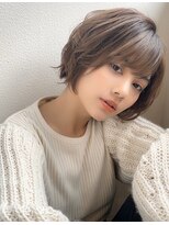 シー バイ ロンド 新宿(Sea by Lond)&nbsp;透明感アッシュグレージュ☆短すぎないショートボブ