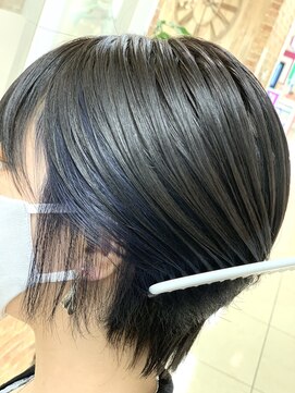 ローグヘアー 板橋AEON店(Rogue HAIR) 【インナー】シルバーブルー×グレージュ　ハンサムショート