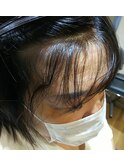 前髪のポイント矯正♪