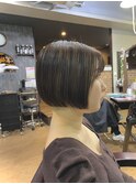 すっきりとしたミニボブ