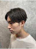 センターパート マッシュ 刈り上げ ツーブロック メンズカット