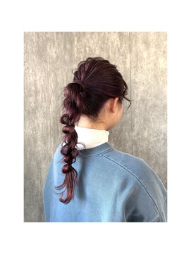 タイドヘアー(tide hair) [rio style]pink violet & arrange